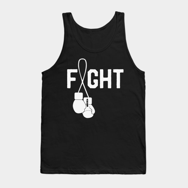 Cute Lung Cancer Awareness Ribbon Month Day Survivor Tank Top by mrsmitful01